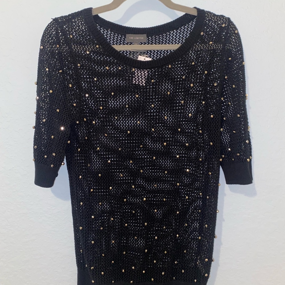 The Limited - see through, sweater mesh -